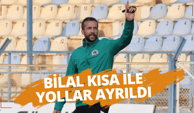 Menemen FK'da Bilal Kısa ile yollar ayrıldı