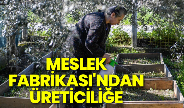Meslek Fabrikası'nda kursa katıldı, üretici oldu
