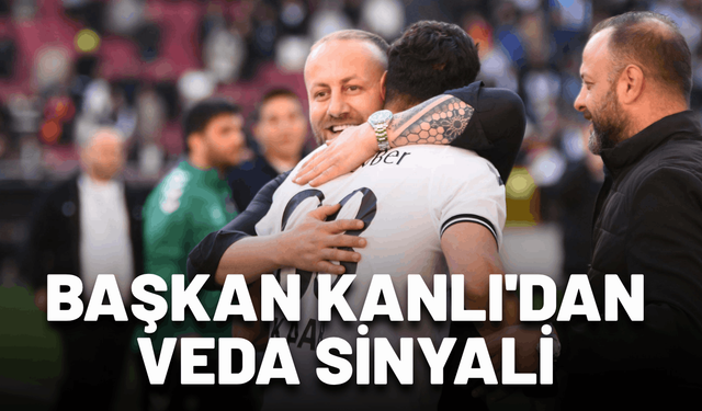 Altay Başkanı Sinan Kanlı'dan veda sinyali