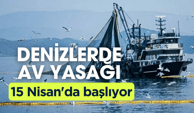 Denizlerde av yasağı 15 Nisan'da başlıyor