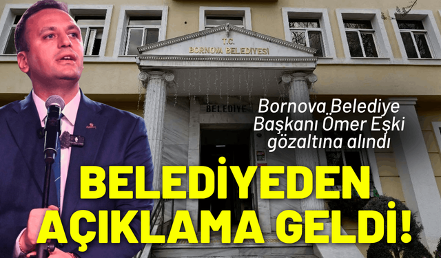 Bornova Belediyesi'nden açıklama geldi!