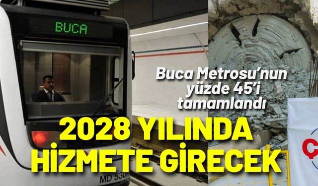 Buca Metrosu 2028 yılında hizmete girecek