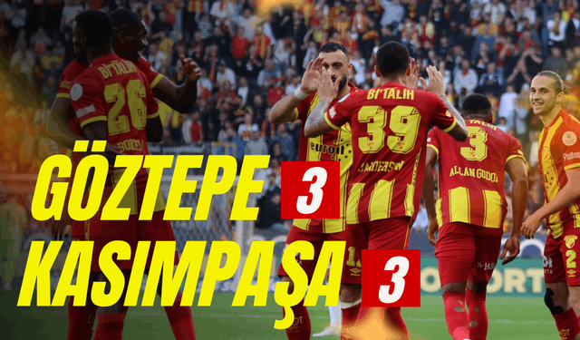 Göztepe: 3 – Kasımpaşa: 3