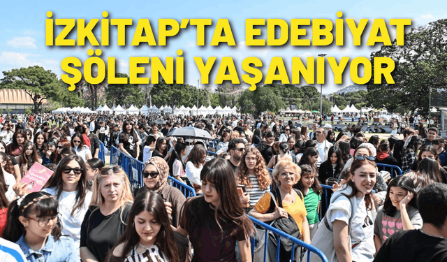 İZKİTAP’ta edebiyat şöleni yaşanıyor