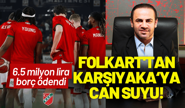 Folkart'tan Karşıyaka Basket'e can suyu!