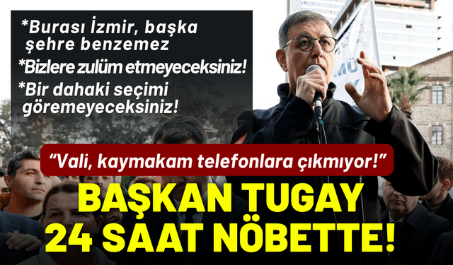 Başkan Cemil Tugay'dan Meslek Fabrikası önünde iktidara sert çıkış!