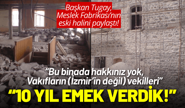 Başkan Tugay'dan Meslek Fabrikası sitemi: 10 yıl emek verdik!