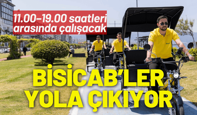 Bisicab’ler yola çıkıyor: Alsancak’tan Konak’a yeni ulaşım rotası