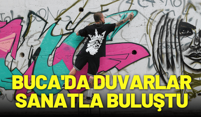 Buca'da duvarlar ikinci kez sanatla buluştu