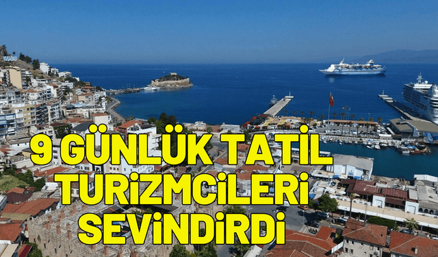 Kuşadası’nda 9 günlük tatil turizmcileri sevindirdi