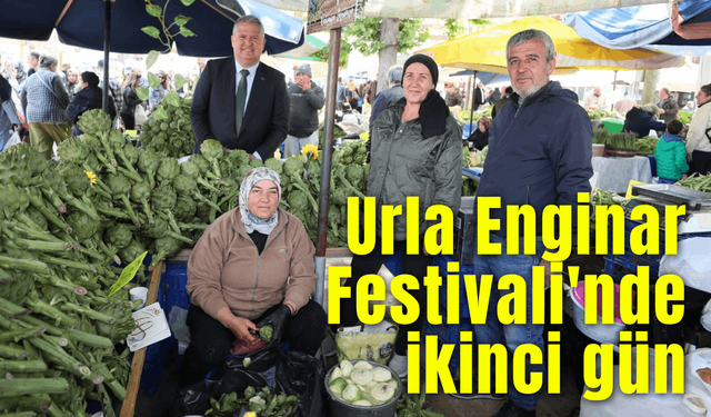 Urla Enginar Festivali'nde ikinci gün coşkusu