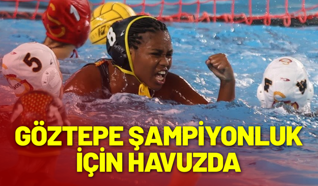 Göztepe sutopunda şampiyonluk için havuzda