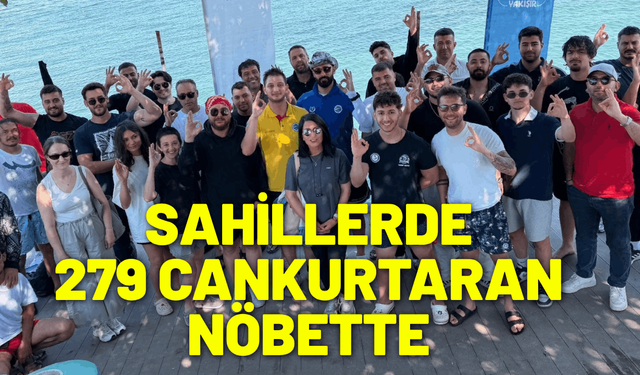 İzmir sahillerinde 279 cankurtaran nöbette
