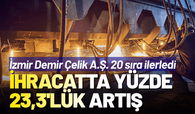 İzmir Demir Çelik A.Ş. 20 sıra ilerledi
