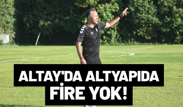 Altay'da altyapıda fire yok!