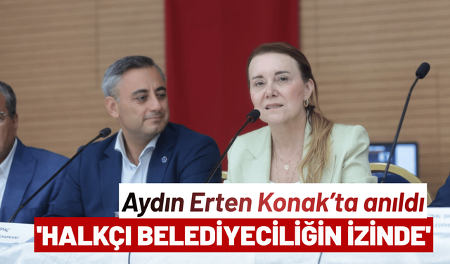 Aydın Erten 'Halkçı Belediyeciliğin İzinde' paneliyle anıldı