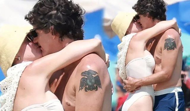 Katy Perry ve Justin Trudeau plajda aşka geldi!