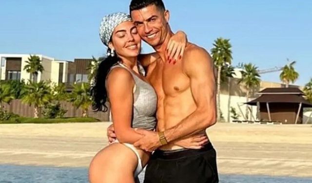 Cristiano Ronaldo ve Georgina Rodriguez'in düğününden kareler! Gelinlik ve damatlık yok