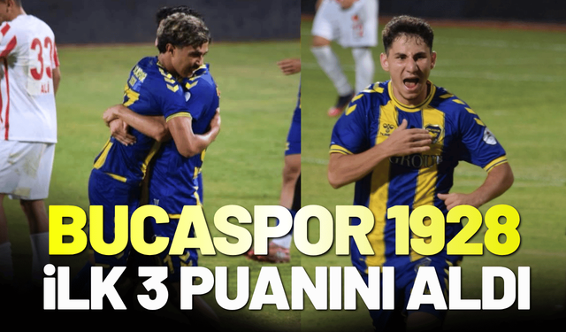 Bucaspor 1928, ilk 3 puanını aldı