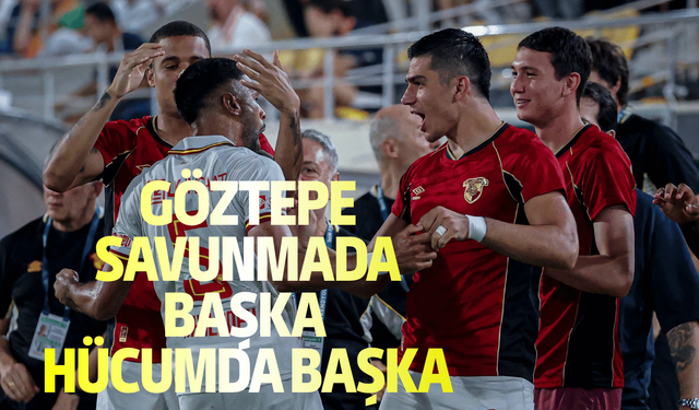Göztepe savunmada başka hücumda başka