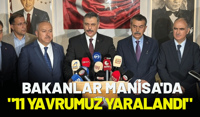 Bakan Tekin ve Çiftçi Manisa'da