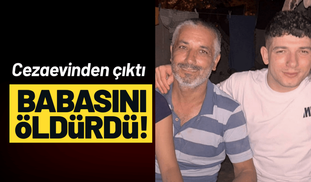 Cezaevinden çıktı, tartıştığı babasını öldürdü!