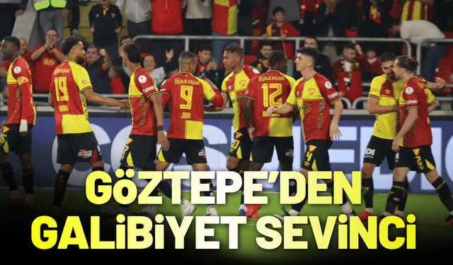 Göztepe'den galibiyet sevinci