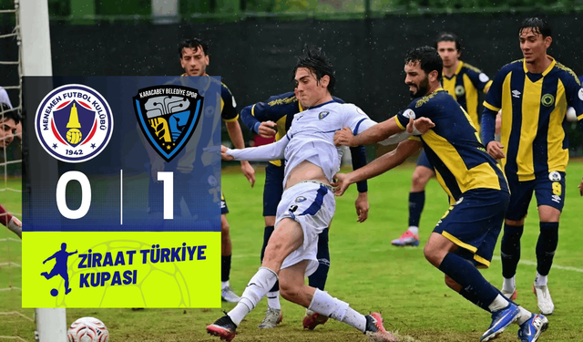 Menemen Futbol Kulübü: 0 - Karacabey Belediyespor: 1