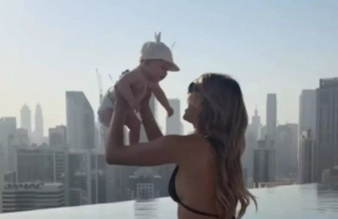 Ünlü model Dubai'deki evinde sığınak aradı! Bulamayınca...