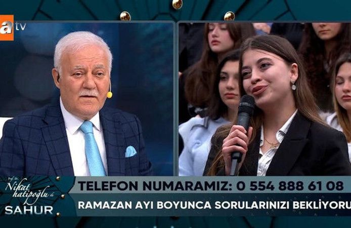 Domuz eti sorusu Nihat Hatipoğlu'nu kızdırdı!