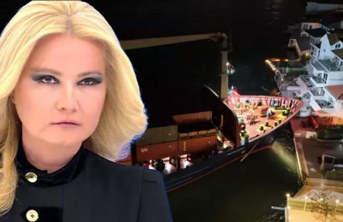 Yük gemisinin Müge Anlı'nın yalısına çarptığı iddia edildi! Gerçek ortaya çıktı