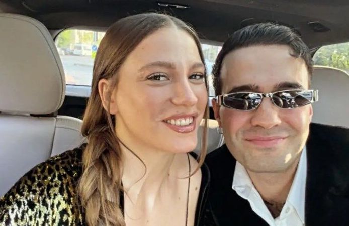 Serenay Sarıkaya ve Mert Demir aşka geldi! Romantik dansları gündemde