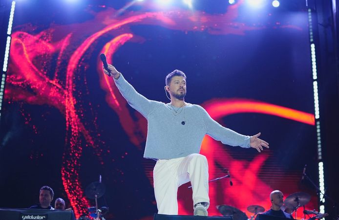 Murat Boz, festivale damga vurdu