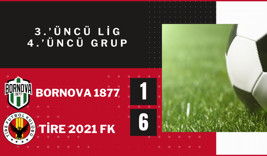 Bornova 1877: 1 - Tire 2021 FK: 6