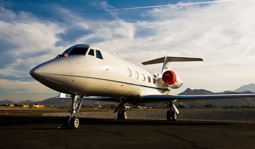 ABD'de özel jet düştü