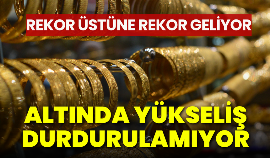 Altında yükseliş durdurulamıyor: Rekor üstüne rekor geliyor!