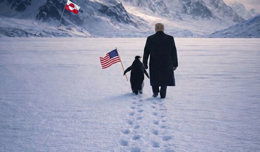 Beyaz Saray’dan penguenli ‘Grönland’ paylaşımı