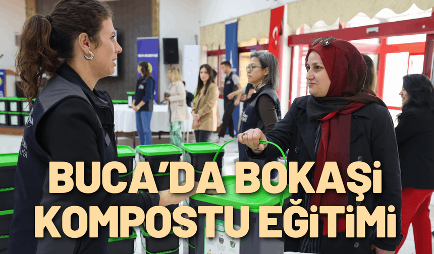 Buca'da Bokaşi kompostu eğitimi
