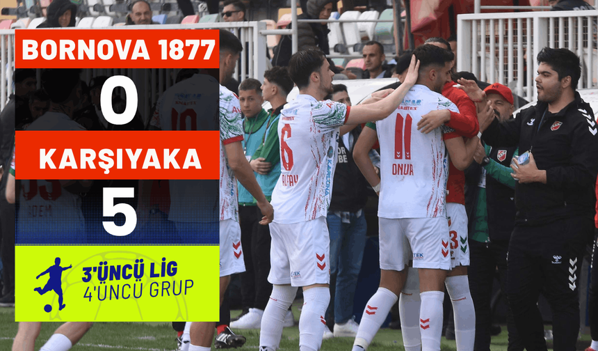 Bornova 1877: 0 - Karşıyaka: 5