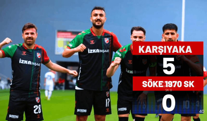 Karşıyaka: 5 - Söke 1970 SK: 0