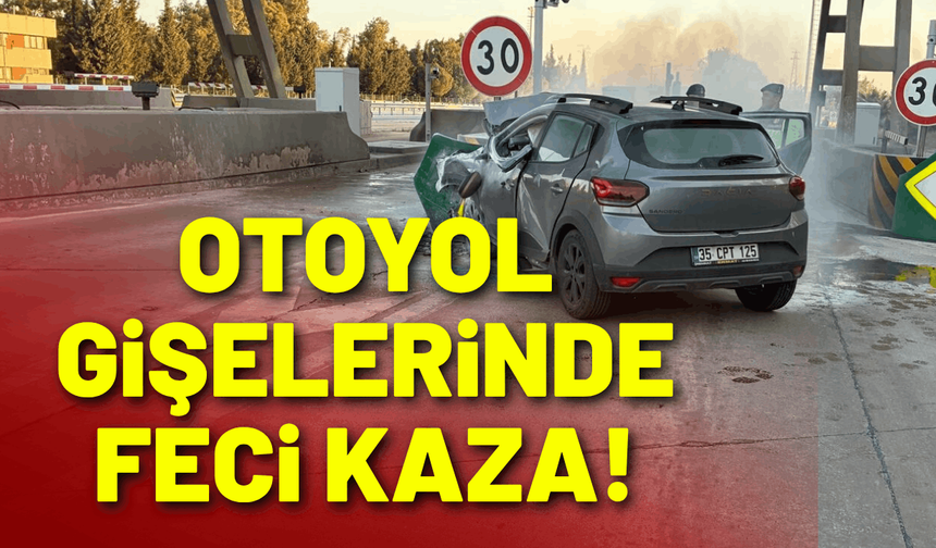 Otoyol gişelerine çarptı, hayatını kaybetti!