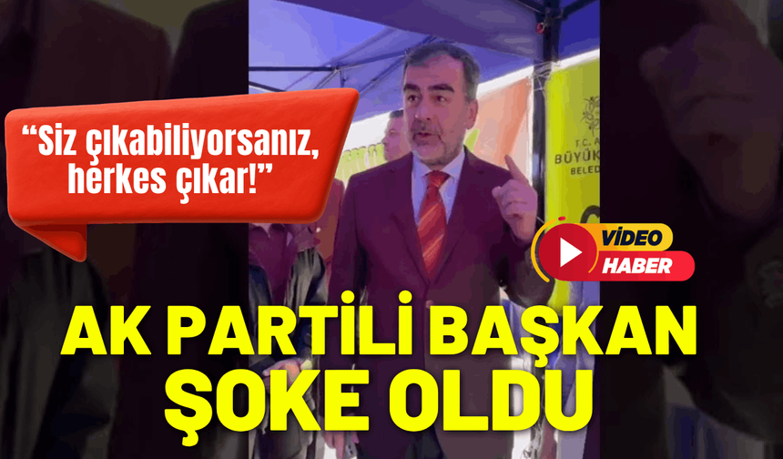 AK Parti Aydın İl Başkanı yanıtla şoke oldu: Siz çıkabiliyorsanız, herkes çıkar!