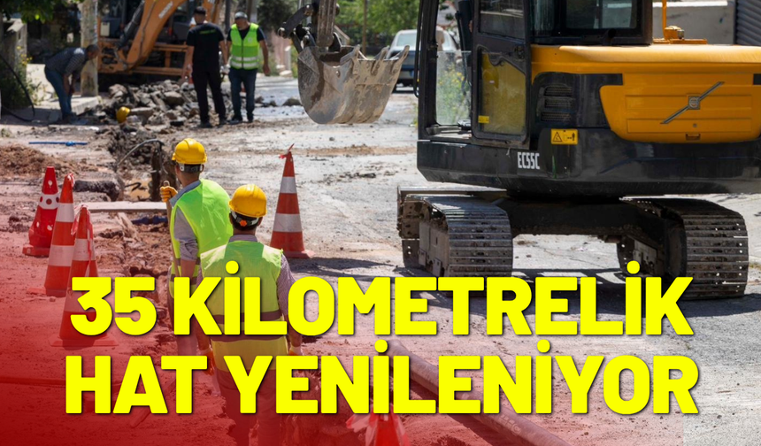 Bayraklı'da 35 kilometrelik içme suyu hattı yenileniyor