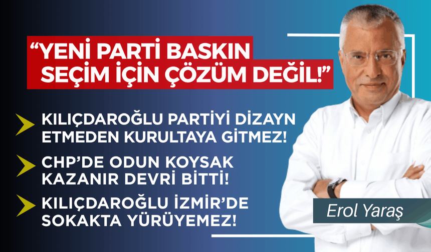 Kılıçdaroğlu, partiyi dizayn etmeden kurultaya gitmez!