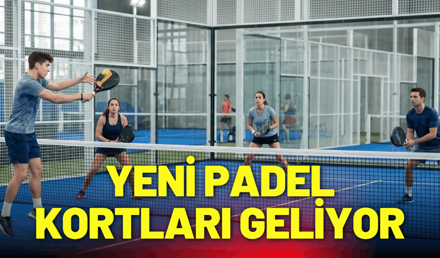 Bostanlı Sahili’ne yeni padel kortları geliyor