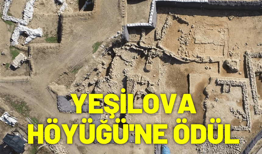 Yeşilova Höyüğü'ne dünya çapında ödül