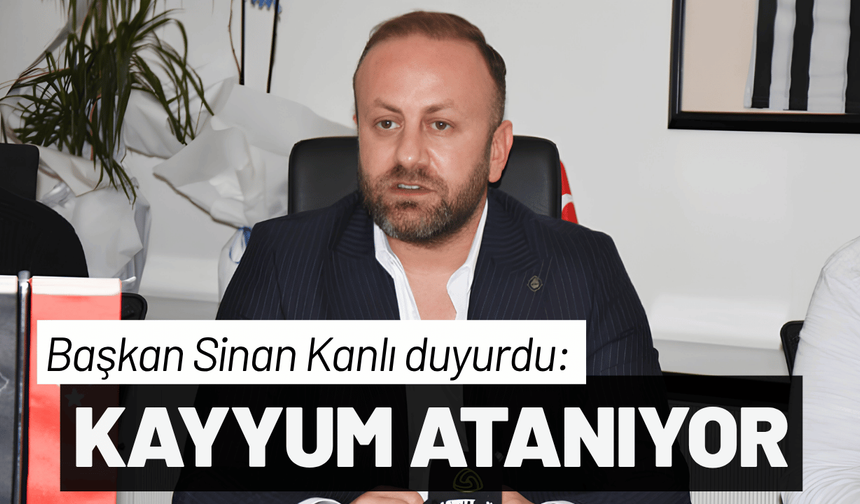 Başkan Sinan Kanlı duyurdu: Altay’a kayyum atanıyor