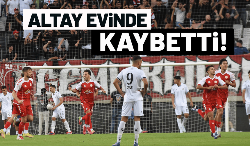 Altay, evinde ilk yenilgisini aldı