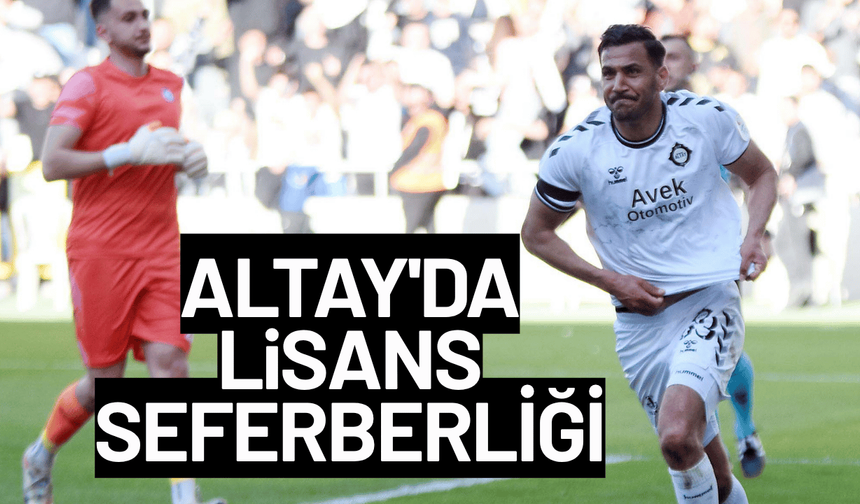 Altay'da lisans işlemleri için düğmeye basıldı