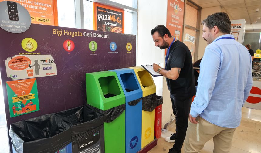 Buca'da marketlere "sıfır atık" denetimi